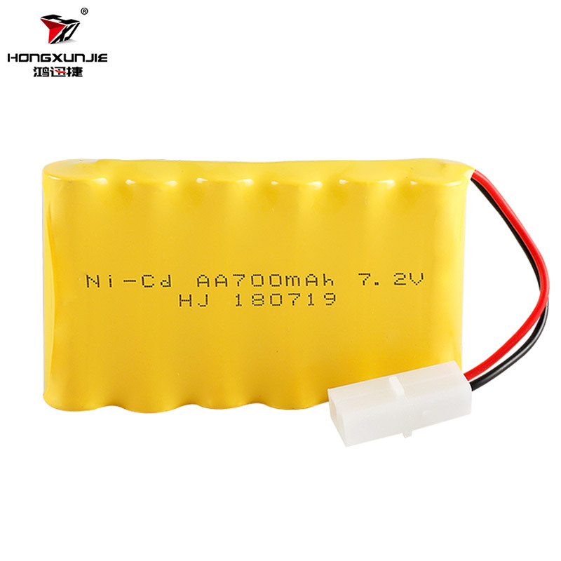 NI-CD AA 7.2V 700mAh镍镉充电电池组AA5号电池可定制