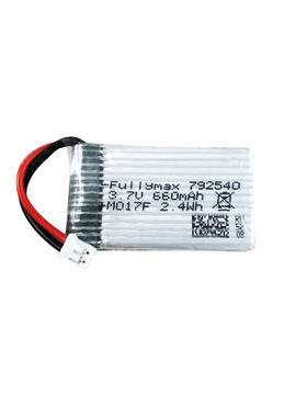 乐迪F121/F110S四轴迷你穿越机1S3.7V 600mAh 25C锂电池PH2.0 JST