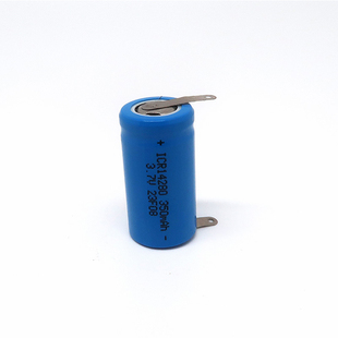 厂销电推剪电动牙刷草坪灯2/3AA三元锂电池 14280 350mAh 3.7V