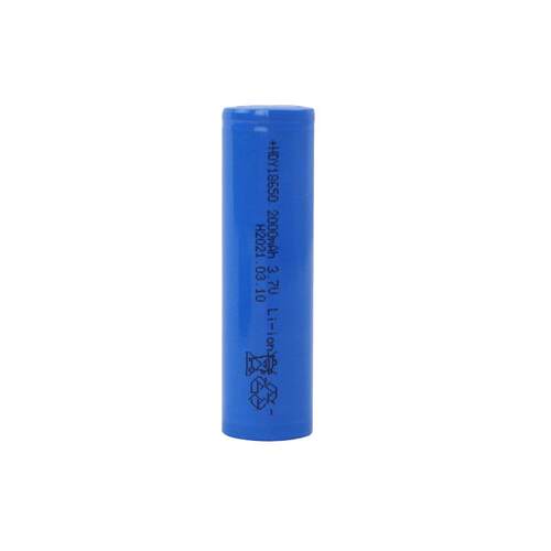 18650锂电池3.7V2000mAh强光手电筒果汁杯风扇CCC认证