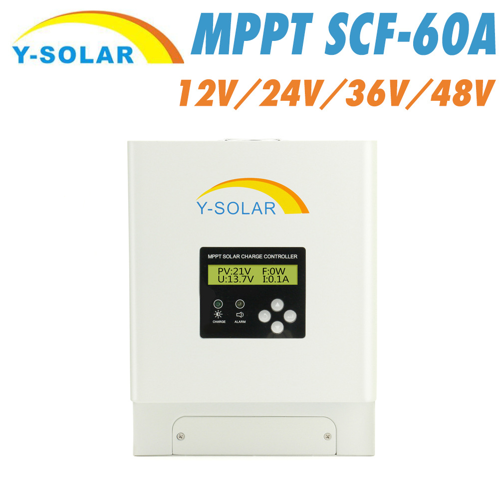 太阳能控制器MPPT 60A 48/36/24/12V 双风扇散热智能充电控制器|ruв категории награду материалов, огни освещения, арматура светильника - от Buy2taobao.com для оказания профессиональной услуги покупки агента Taobao