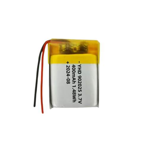 902025聚合物锂电池400mAh智能手表补水仪LED美颈仪电池 3.7V