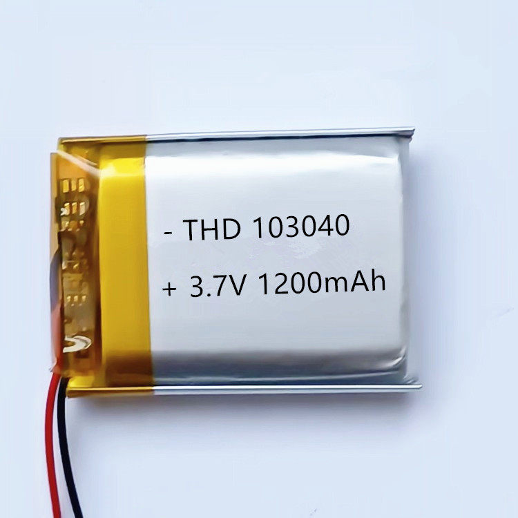 现货103040聚合物电池3.7V 1200mah手持风扇 灯具