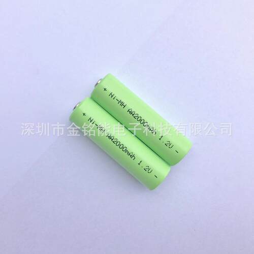 AA镍氢光身电池 尖头5号电池2000mah适用于儿童玩具充电电池电池