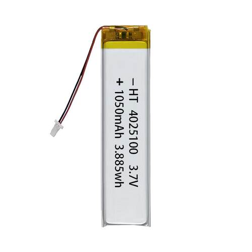 4025100-1050mAh3.7V聚合物锂电池橱柜灯衣柜灯条线吧台灯园林灯