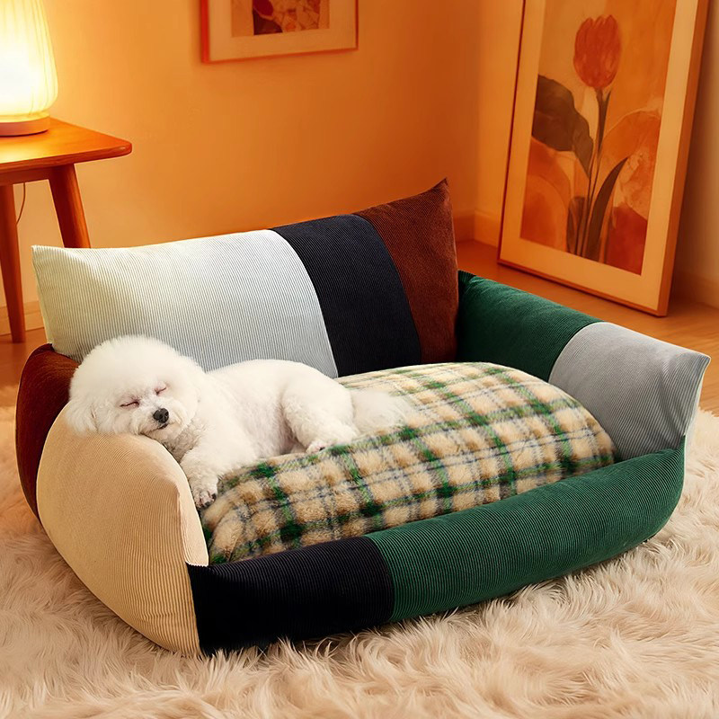 狗窝冬天加厚保暖可拆洗小型犬比熊睡觉的沙发床猫窝四季通用宠物,宠物/宠物食品及用品,狗窝/屋/帐篷/沙发,淘宝优惠券,粉丝福利购,淘宝优惠卷