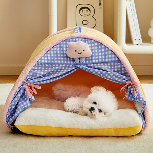 云朵狗狗帐篷云朵触感舒适睡眠