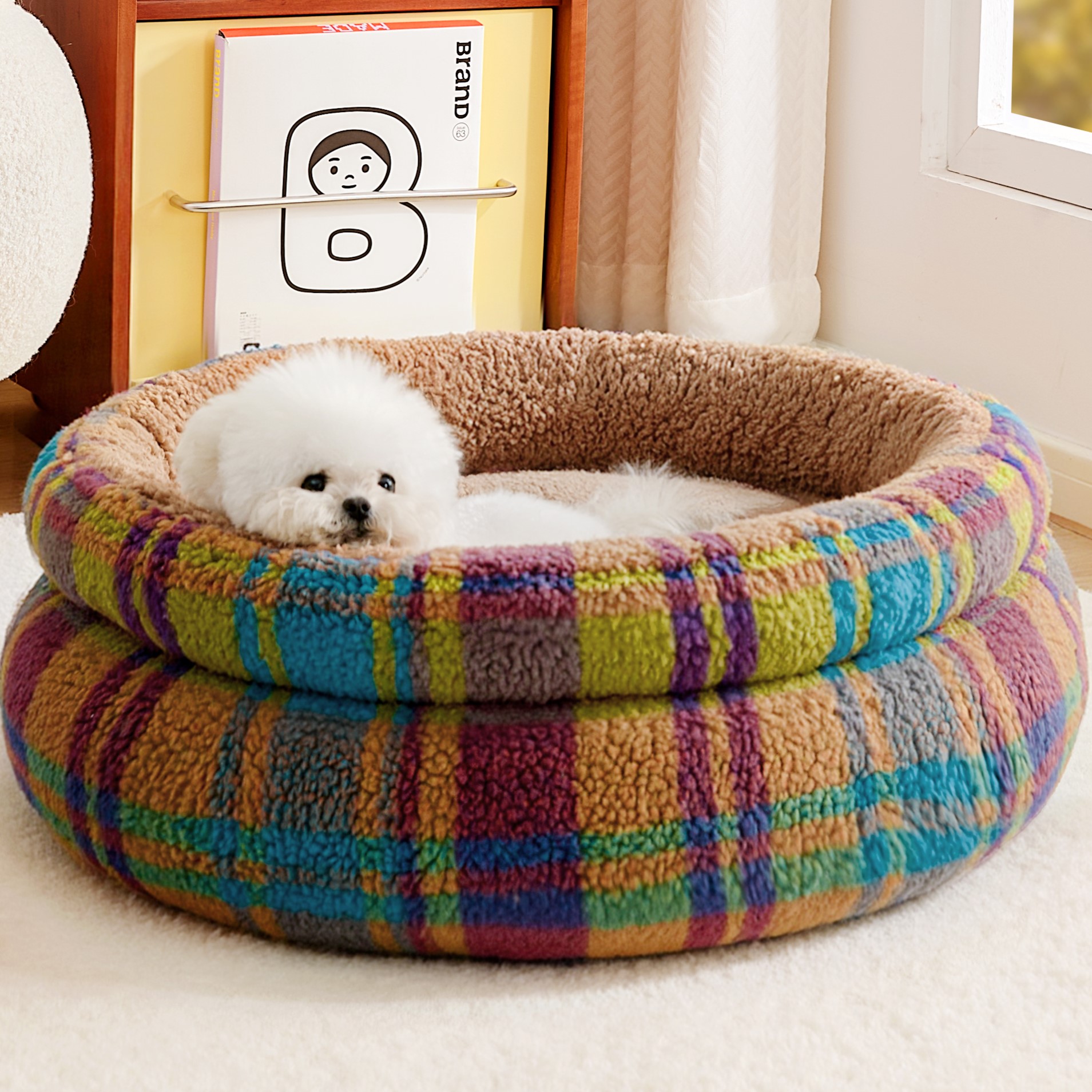 狗窝加厚冬天保暖安全感小型犬比熊睡觉的沙发床猫窝四季通用宠物