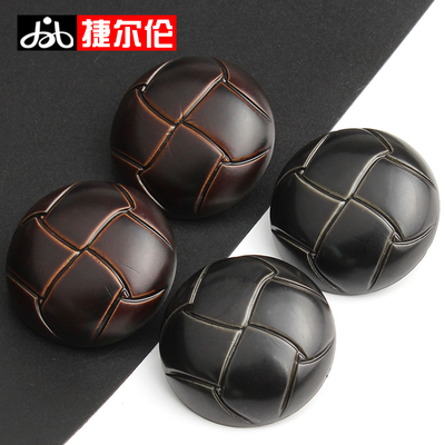 扣子羊绒韩版百搭风衣毛呢大号