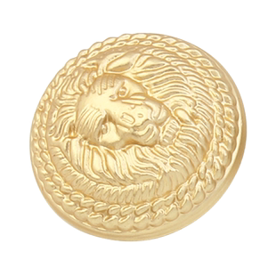 纽扣呢子大衣西装西服毛衣外套黑色时尚精致狮子头装饰大扣子配件