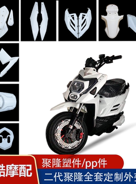 大环聚隆TTX二代电动车全套外壳电摩车壳塑件配件喷漆件灯具pp件