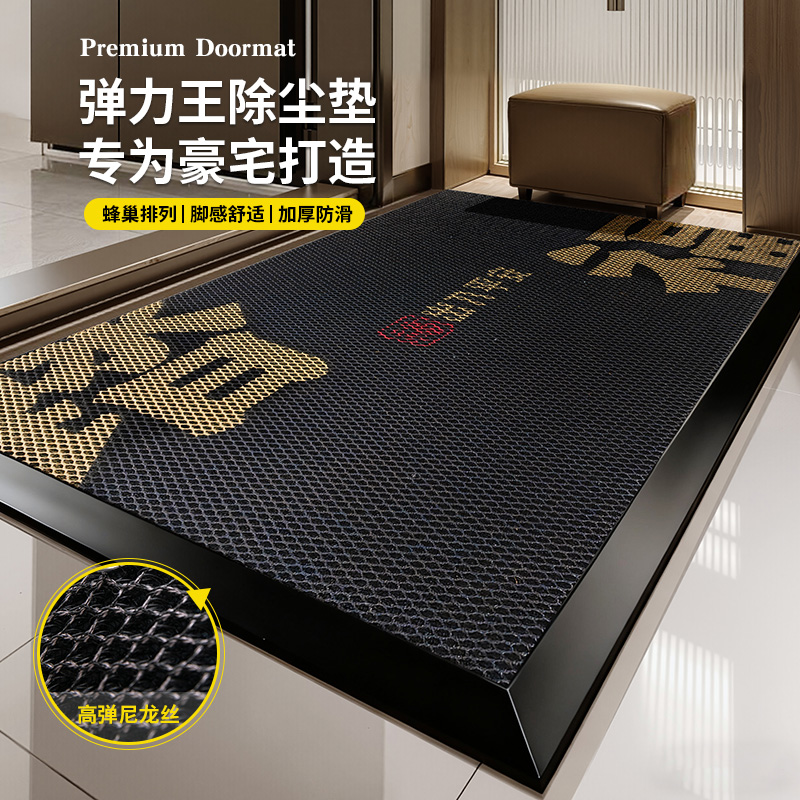 别墅入户门地垫家用进门门口弹力门垫除尘耐脏防滑脚垫子室外地毯