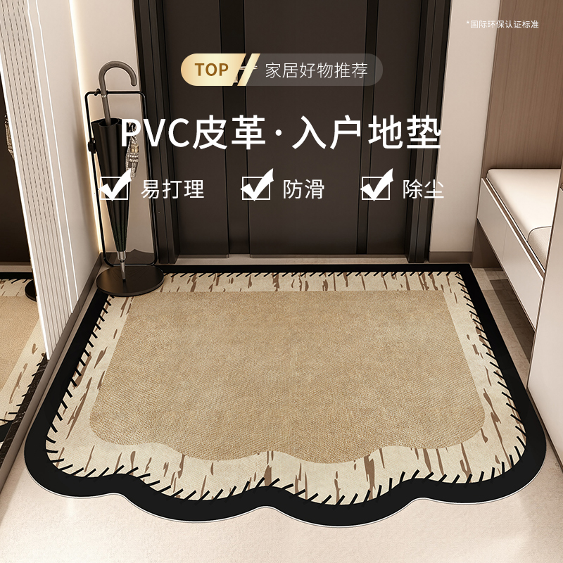 入户门地垫2025新款高级感门口进门防滑免洗脚垫pvc家用玄关地毯