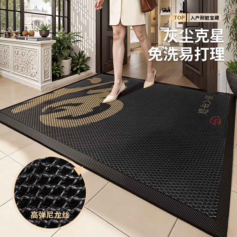 别墅入户门地垫家用进门门口弹力门垫刮沙除尘防滑脚垫子室外地毯