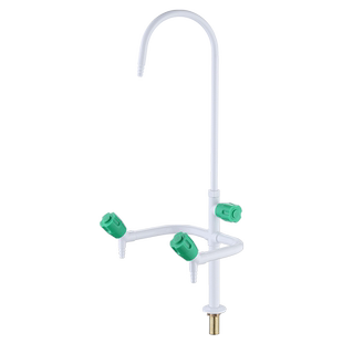 实验室化验室专用水龙头全铜学校试验台尖嘴水咀高教三联三口龙头