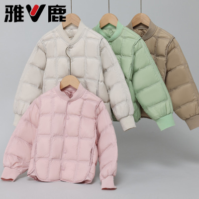 雅鹿儿童羽绒服男童女童2025新款