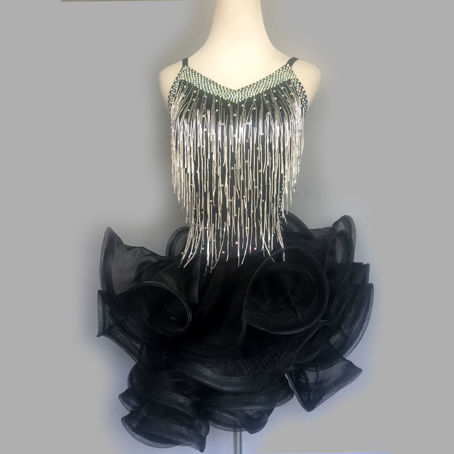 少儿拉丁舞表演服拉丁舞比赛服拉丁舞表演服装拉丁舞演出服女b78