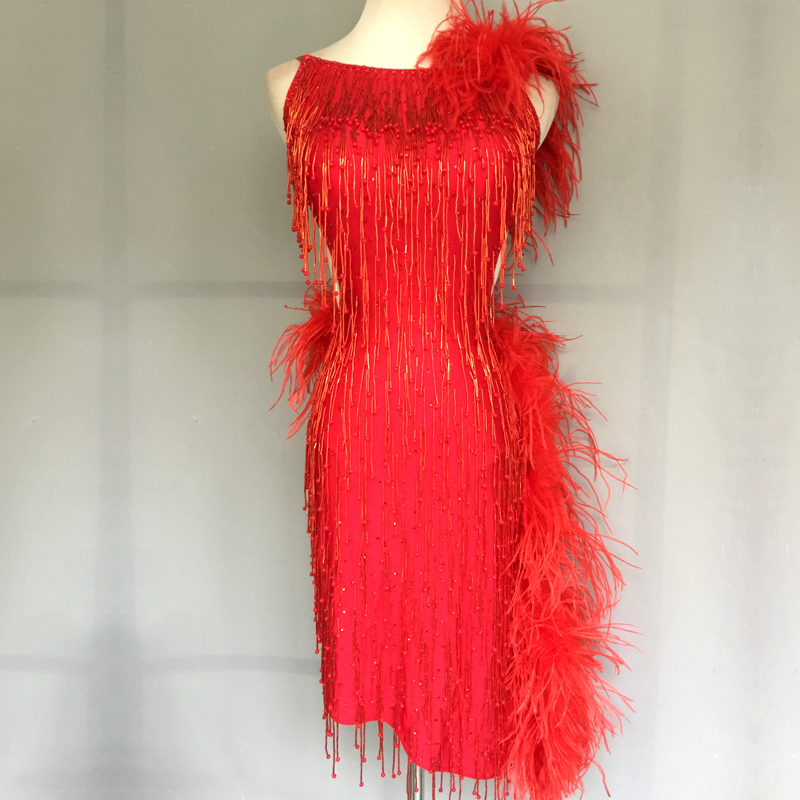 少儿儿童拉丁舞比赛服成人拉丁舞表演服拉丁舞演出服拉丁舞裙H96