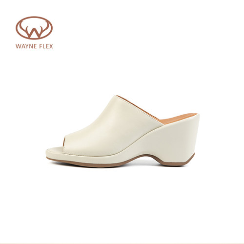 WAYNEFLEX坡跟拖鞋轻便舒适