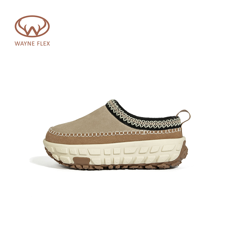 韦恩加厚澳洲羊皮毛一体滑雪靴