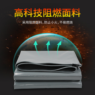 特厚750克刀刮布膜材篷布搭棚防雨油布推拉蓬帆布防水防晒雨布