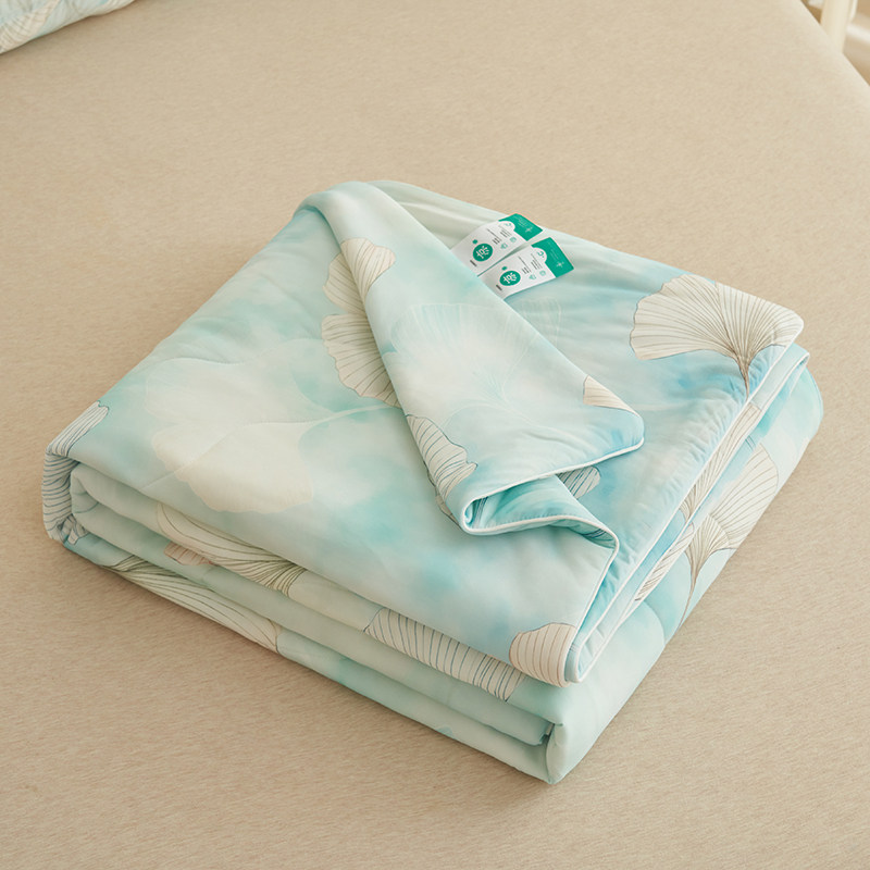 A类母婴级冰丝夏凉被凉感丝夏季空调被薄款夏被单双人冰淇淋被子