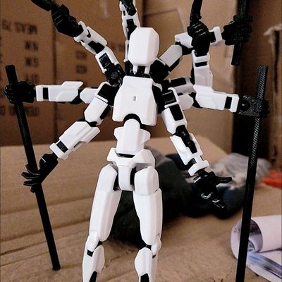 3D打印幸运13人偶八臂款六臂炫酷