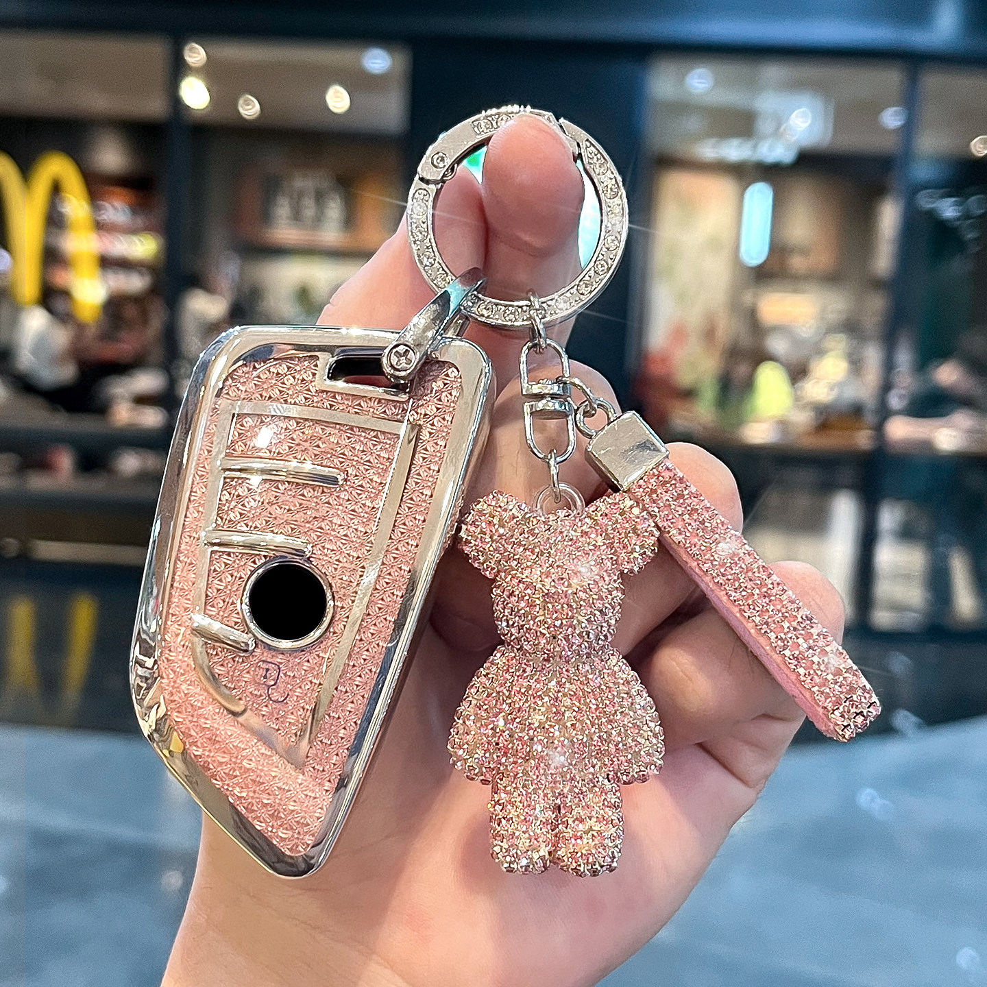 专用宝马钥匙套,新升级高档全包