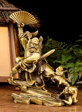 纯铜工艺品摆设钟馗神像