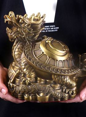 全铜福字龙头龟工艺品摆件