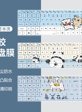 适用神舟战神Z7-TA7N RA9笔记本电脑RA7硅胶键盘膜DA5NS卡通TA7NB