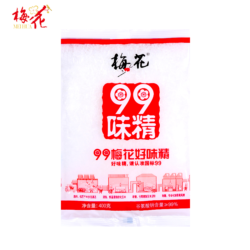 梅花99味精400克炒菜提鲜家庭装