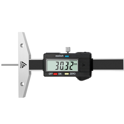 日本三量细杆数显深度尺深孔测量