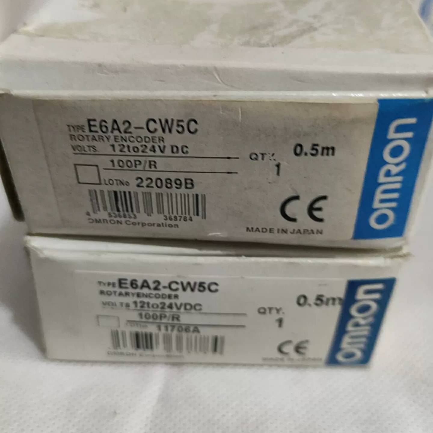 可维修欧姆龙编码器，件，型号E6A2-CW5C，一共4个，议价
