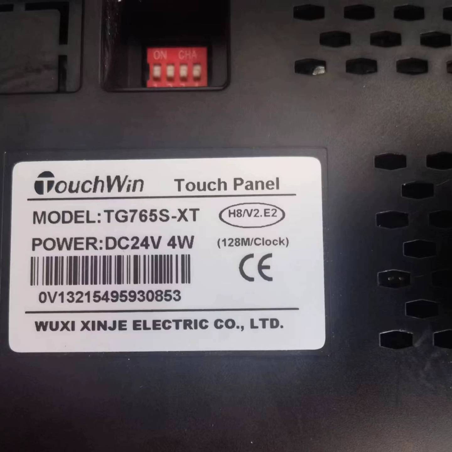 可维修信捷触摸屏TG765s-XT 7寸,成色9新的,膜还没议价