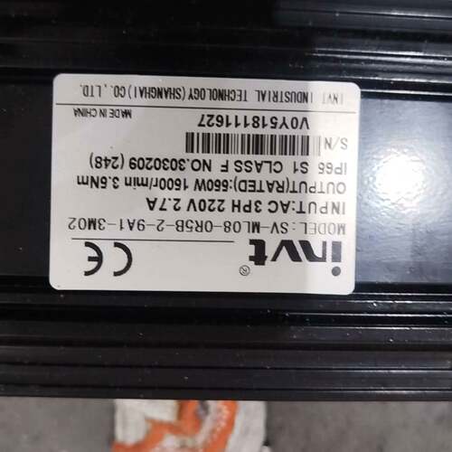 可维修英威腾伺服电机SV-ML08-0R5B-2-9A1-3M02议价