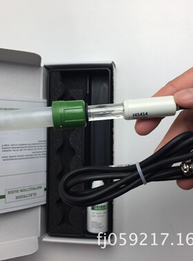 HI1414D/50内置温度传感器短颈平头玻璃复合电极 哈纳HANNA专用