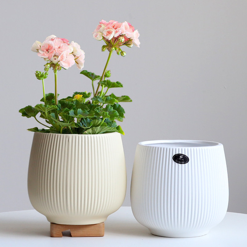 陶瓷花盆轻奢高级感家用客厅兰花绿植大号发财树白蝴蝶兰专用盆栽,鲜花速递/花卉仿真/绿植园艺,花盆,淘宝优惠券,粉丝福利购,淘宝优惠卷