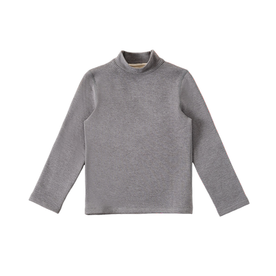 儿童打底衫秋冬季男童加厚内衣女童半高领秋衣中大童羊毛保暖上衣