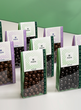 Patchi芭驰迪拜巧克力豆坚果夹心黑巧纯可可脂麦丽素高端进口零食