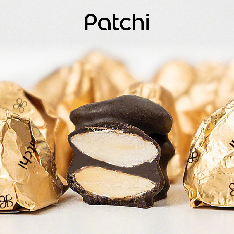 鲜脆榛子巧克力Patchi金银箔礼盒