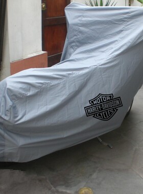 适用哈雷sportster突破者X48硬汉883肥仔750肥霸1200防雨水车衣罩