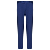 男商务正装 本派男士 子蓝色高定羊毛西装 裤 西裤 垂坠感高级感直筒裤