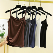 莫代尔吊带背心女2024年夏季 外穿显瘦百搭上衣 打底衫 薄款 内搭无袖