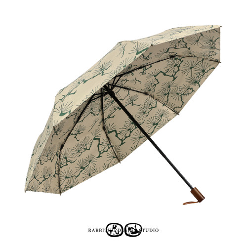 rabbituu【松针】双层遮阳伞女防晒防紫外线雨伞礼物礼盒