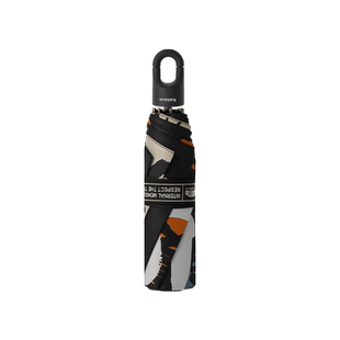 rabbituu【中国时间】自动伞遮阳伞女雨伞男黑胶便携防晒伞礼物