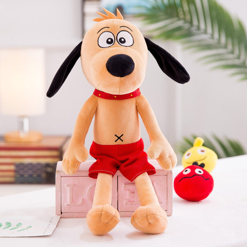 厂家直销大号菜包狗毛绒玩具剪刀机公仔玩偶儿童生日礼物一件代发