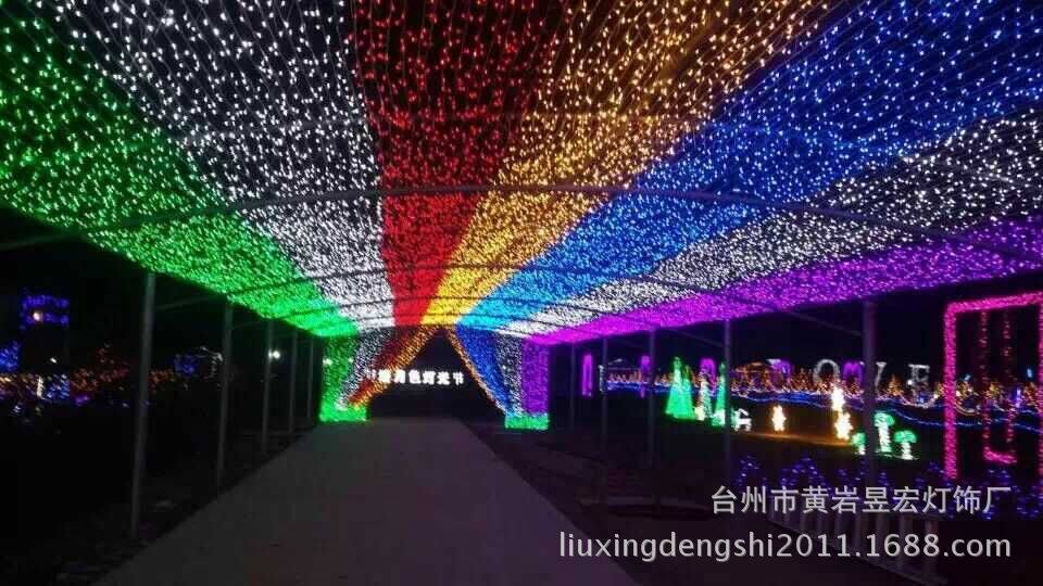 10*1米led渔网灯满天星灯串装饰灯网灯草坪灯 圣诞彩灯 节日花灯