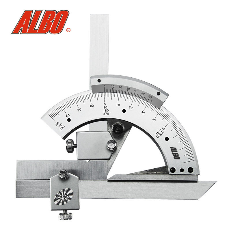 奥尔堡万能角度尺0-180组合量角器角度尺角度仪测量工具0-320度