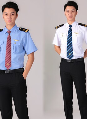 铁路新式列车员透气白衬衣工作服